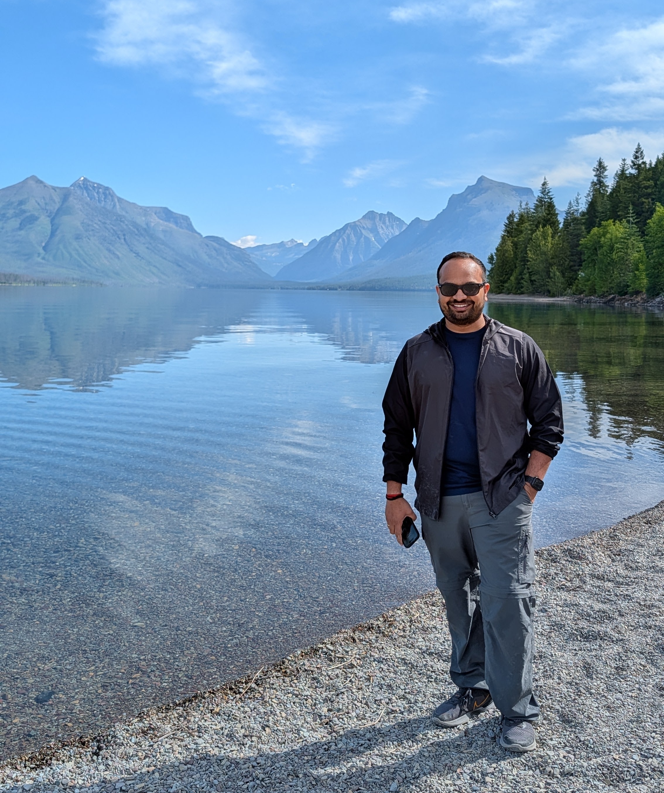 Travel shot of Shivam Lakhotia outdoors